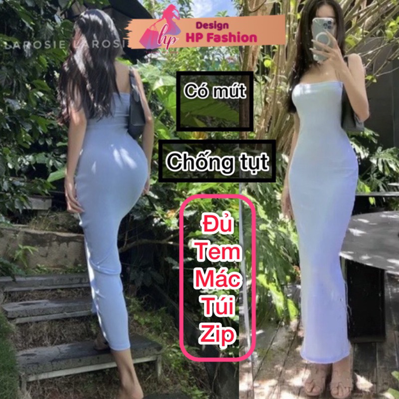 ชุดเดรสแม็กซี่บอดี้คอนยาวสําหรับผู้หญิงชุดเดรสผู้หญิงเข้ารูปมีผ้ายืดหยุ่นเรียบและเย็นหรูหรา ก432