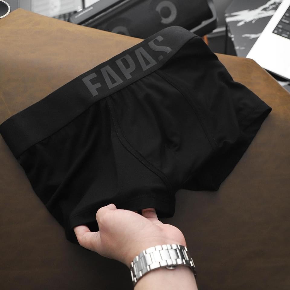 [1 ชิ้น] กางเกงในชาย FAPAS กางเกงชั้นในชายยางยืดเย็น เนื้อนุ่ม ทนทาน และวัสดุสวยงาม