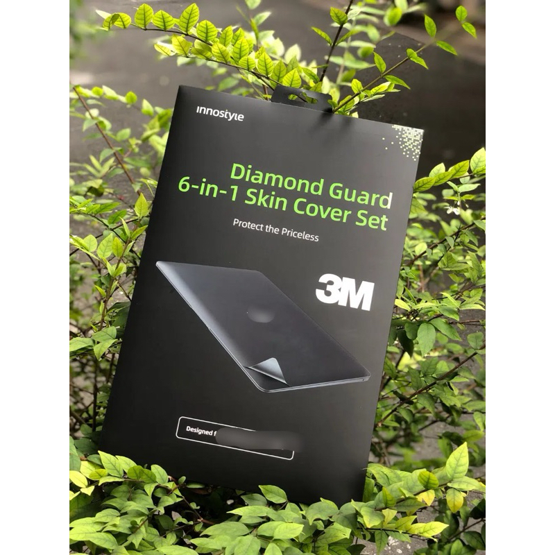 3M INNOSTYLE (USA) DIAMOND GUARD 6-IN-1 SKIN SET สําหรับ MAKBOOK AIR 13 M1 2020–2021 (GOLD,ROSE GOLD