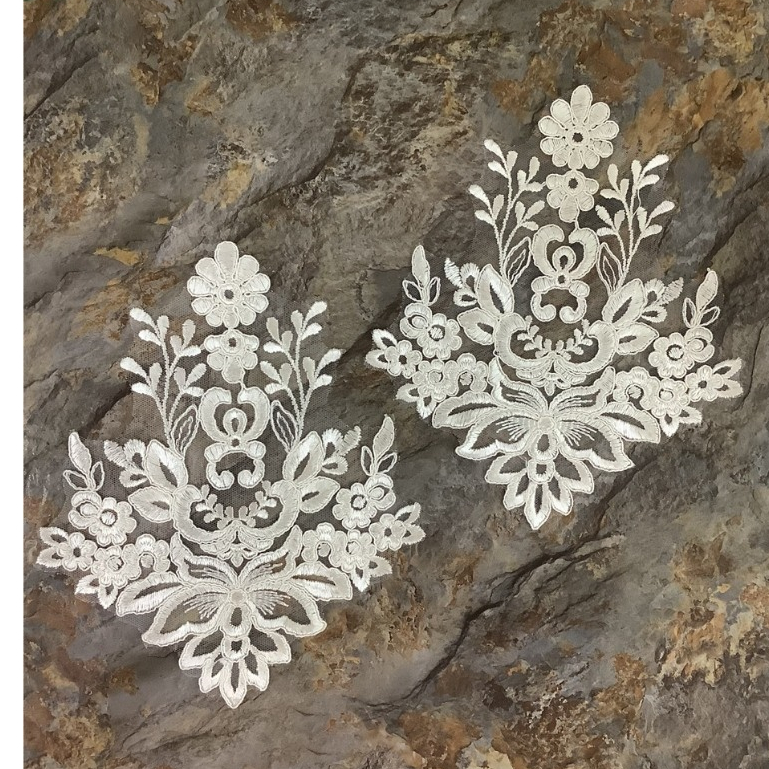 ลูกไม้คอตตอนพรีเมี่ยม RBM161255 ลูกไม้สําหรับชุดแต่งงานลูกไม้สําหรับตกแต่งอ่าวได