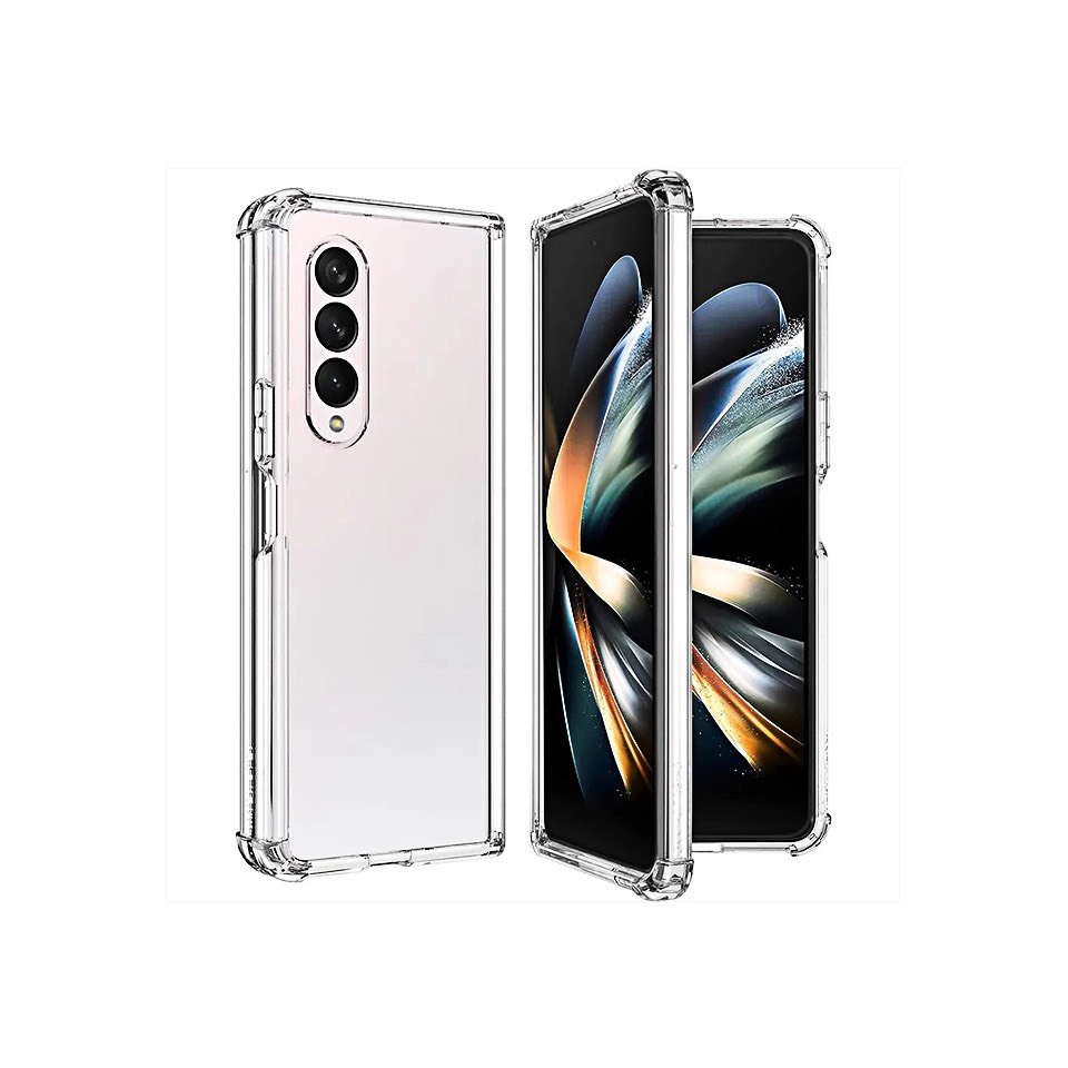 SAMSUNG เคสกันกระแทกแบบใส 4 มุม Z Fold 4 / Z Fold 3 / Z FOLD 5 / Z FOLD 2