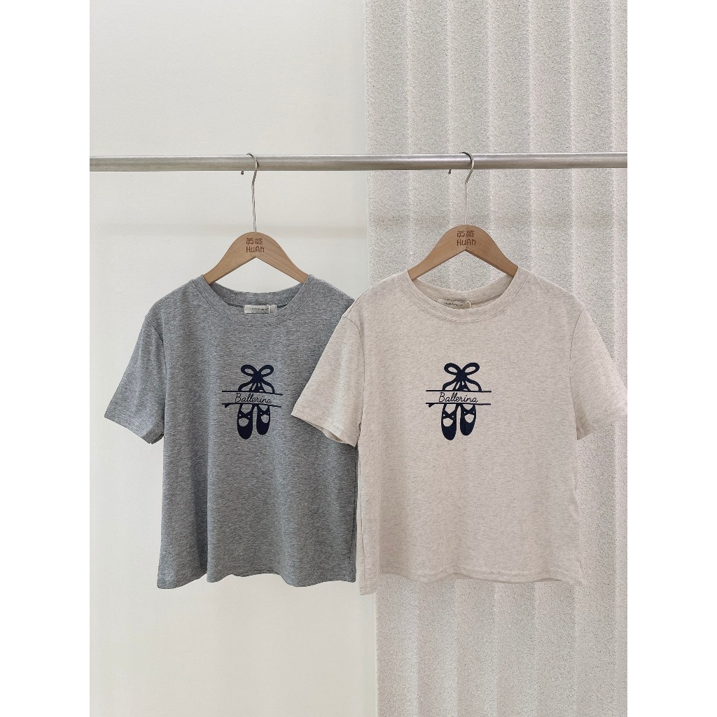 LA CHARMÉ | เสื้อยืดคอกลม Ballerina 30663 I MISS GROUND