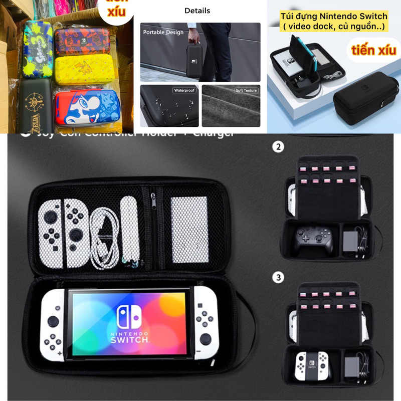 Nintendo switch Case Carrys Video dock, Handle กระเป ๋ าถือกันกระแทก nintendo switch oled v1 v2