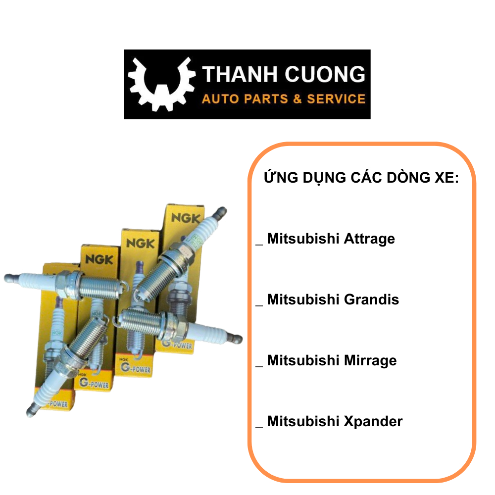 หัวเทียน MITSUBISHI XPANDER, ATTRAGE, GRANDIS...NGK Platinium Pin ของแท้ (CODE:LFR5AGP )
