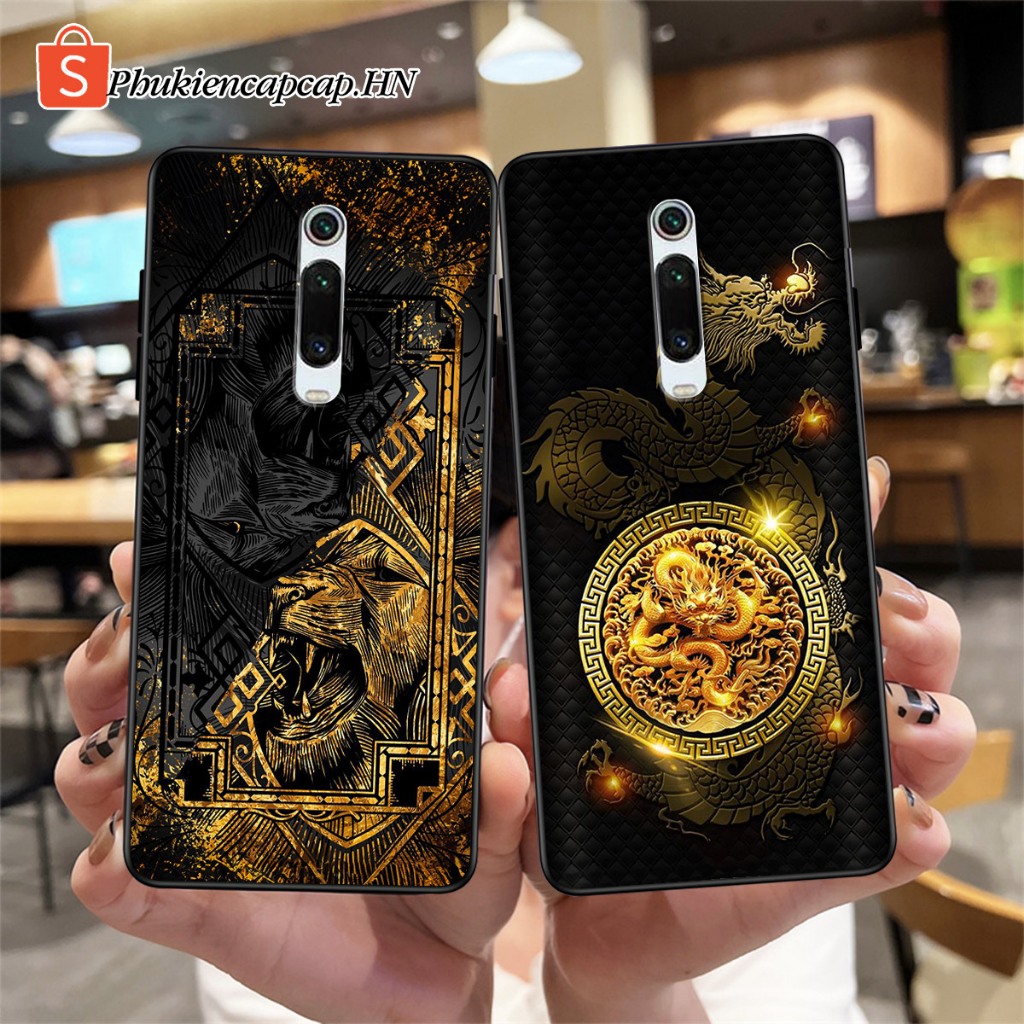 Xiaomi Redmi K20 - เคส Redmi K20 Pro - เคส Xiaomi พิมพ์ลายมังกรทอง แบรนด์ระดับไฮเอนด์
