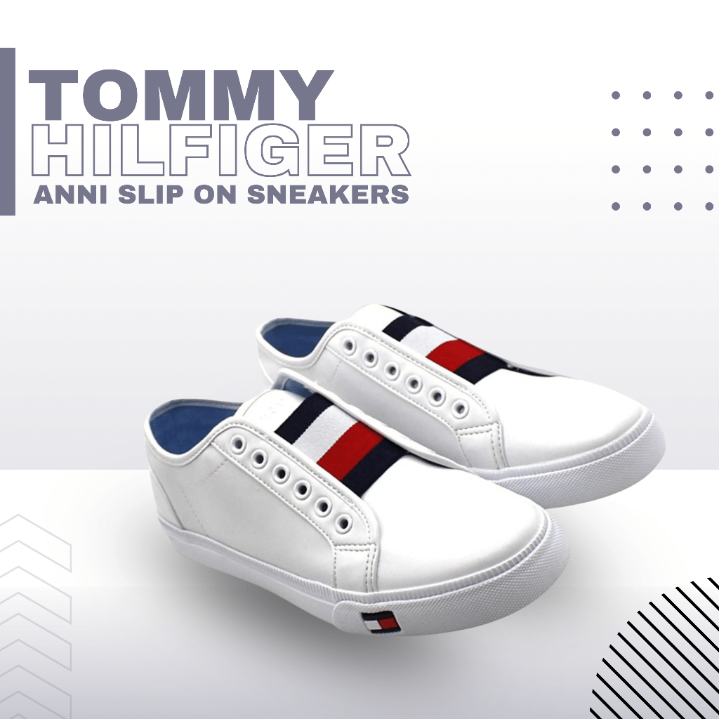 รองเท้าผ้าใบ Tommy HILFIGER Anni Slip on - Unisex ( Bill US )