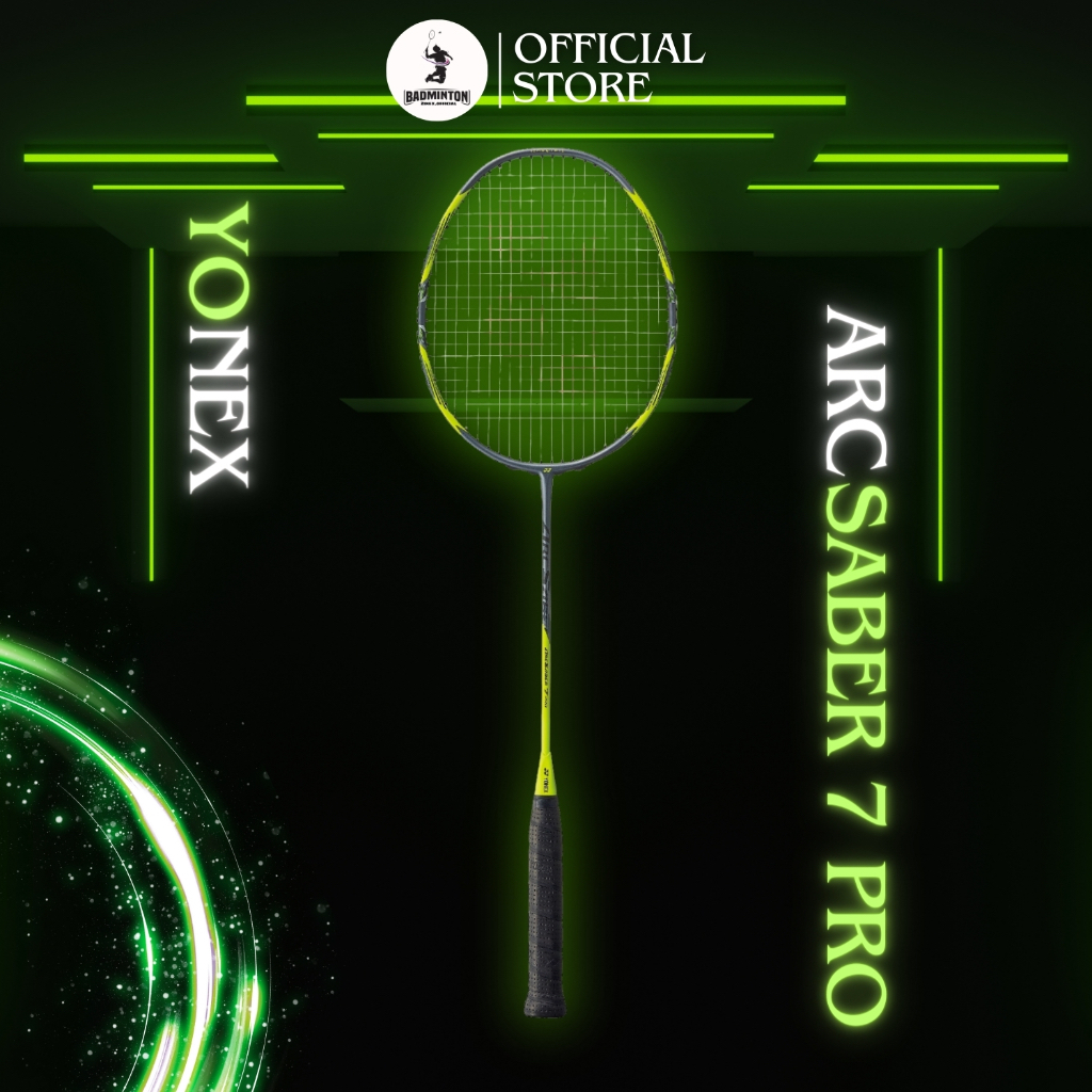 ไม้แบดมินตัน Yonex Arcsaber 7 Pro พร้อมดีไซน์ราคาถูกทันสมัย ไม้แบดมินตันคาร์บอน 1 คุณภาพสูง - Zinex.