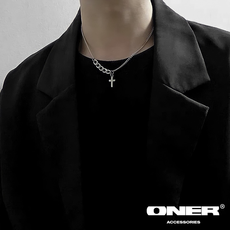 สร้อยคอเหล็กไทเทเนียม Oner (สแตนเลส) "Mossie Necklace"