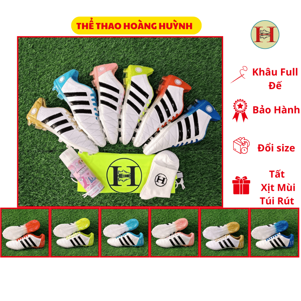 Toni Kroos 11Pro FG 3-Stripes Natural Grass รองเท้าฟุตบอล