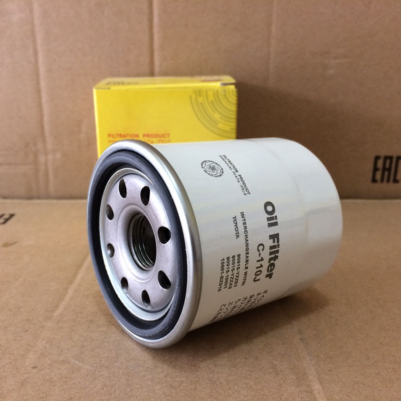 กรองน้ํามันเครื่องสําหรับ Toyota Raize 1.0L 2021, 2022, 2023, 2024 รหัส C110J JS Asakashi Japan