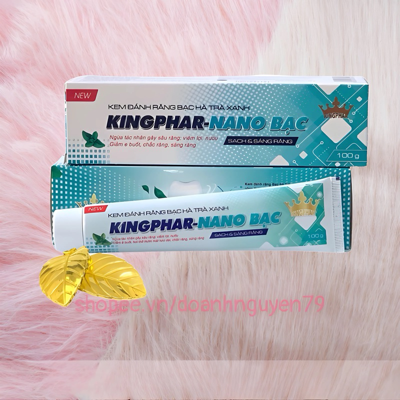 ยาสีฟัน Kingphar Silver Nano - หลอด 100 กรัม