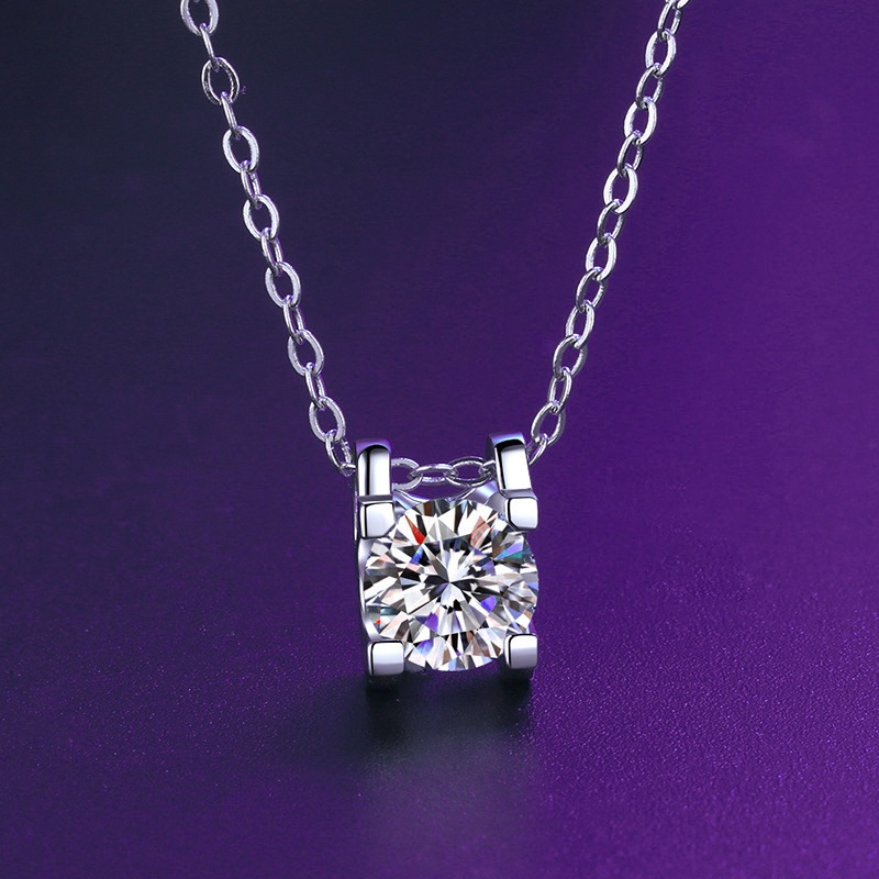 GRA Kann Jewelry FY-503 5mm, 6, 5mm, 8mm Moissanite สร้อยคอเพชร