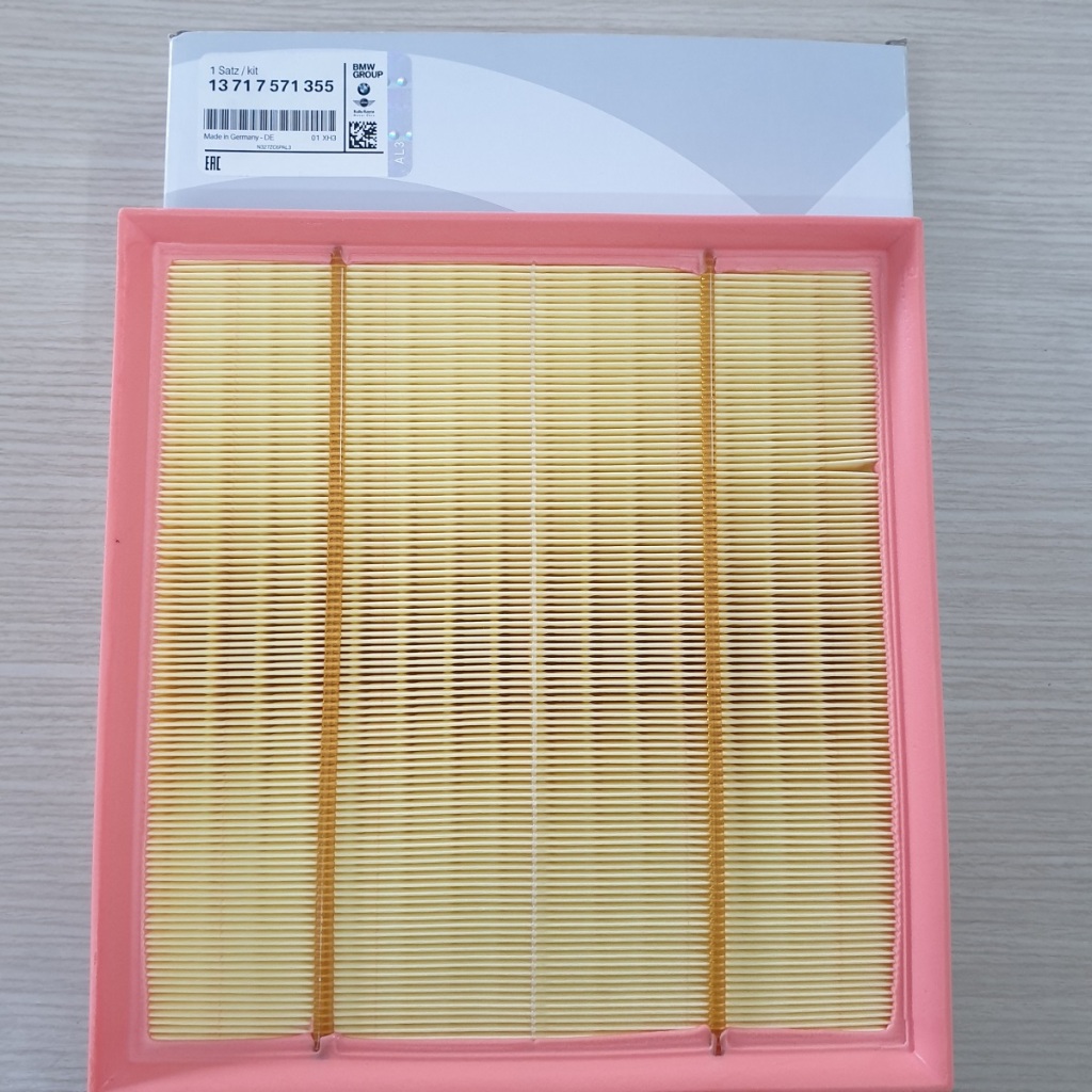 กรองอากาศเครื่องยนต์ BMW X5 E70 X6 E71 F01 F02 F07 F15 X5 F16 X6 F25 X3 F26 - 13 71 7 571 355, 13717