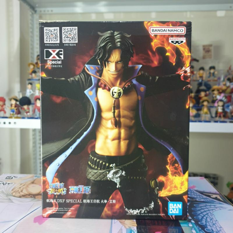 [ ของแท ้ ] One Piece Portgas D Ace DXF Special - Bandai - 18cm - Full Box - Ace DXF - Banpresto