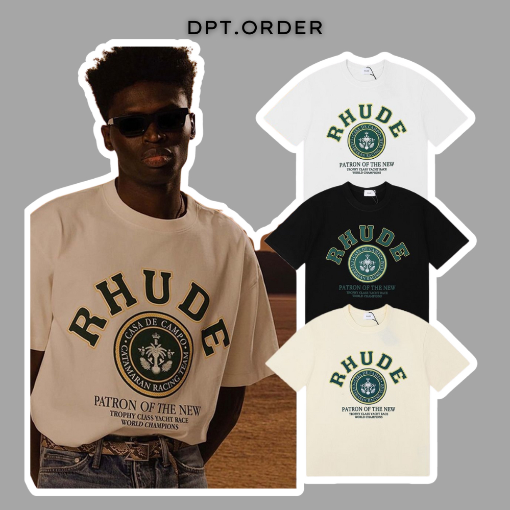(คุณภาพสูง) เสื้อ RHUDE CASA DE CAMPO TEE