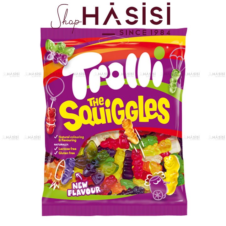 Trolli Squiggle Twist Gummies 100g ( รส )