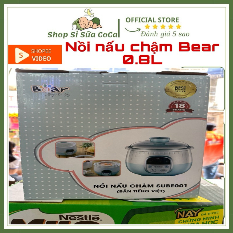 Bear Slow Cooker 0.8 ลิตร เวอร ์ ชั ่ นเวียดนาม
