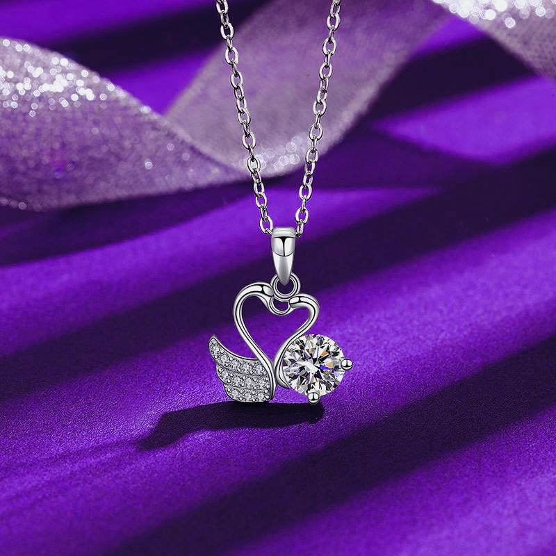 GRA Kann Jewelry FY-511 6.5 มม. สร้อยคอเพชร Moissanite สําหรับผู้หญิง