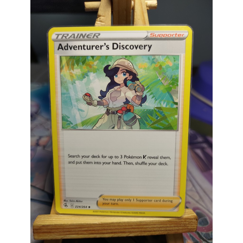 [KW2 Pokemon ] [EN ] Pokemon Trainer Supporter 's Discovery Card - 224 / 264 - ไม ่ ธรรมดา