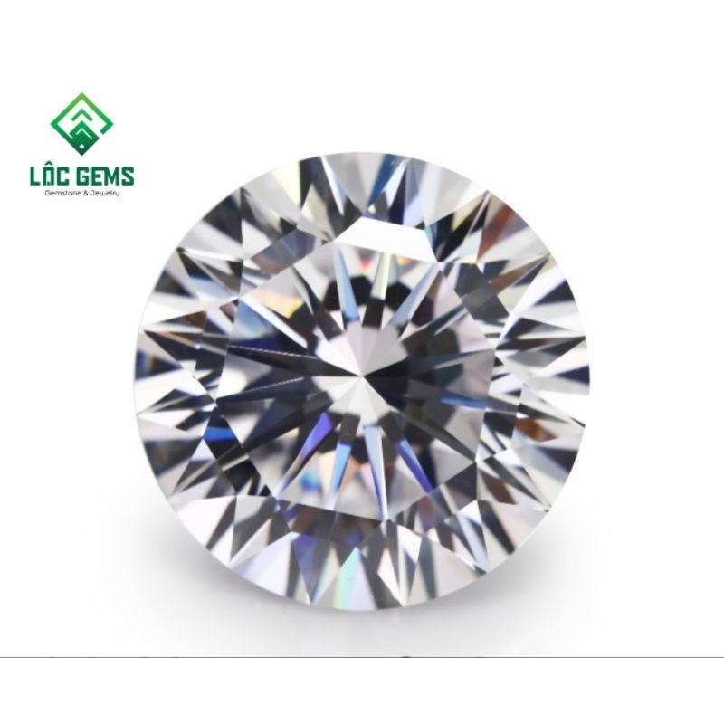(ขนาด 4.0 - 7.2mm) KC Moissanite 130 รูปทรงดอกทานตะวัน 16H16A น้ํา D/FL - ใบรับรองการตรวจสอบ GRA - ส
