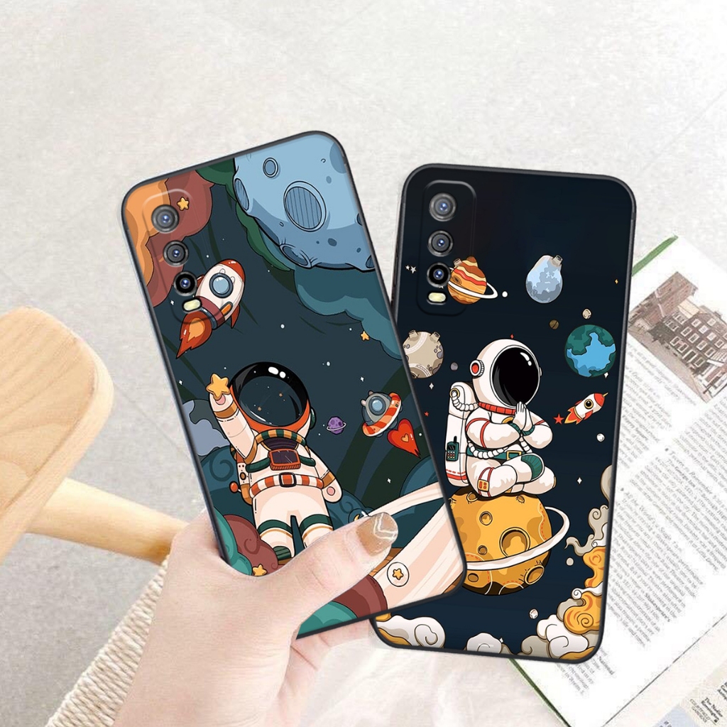 เคส Vivo Y70S / Y51S 5G พิมพ์ลาย Brown - Pink Bear, Be@rick Bear, CUTEสุดๆ, CUTE