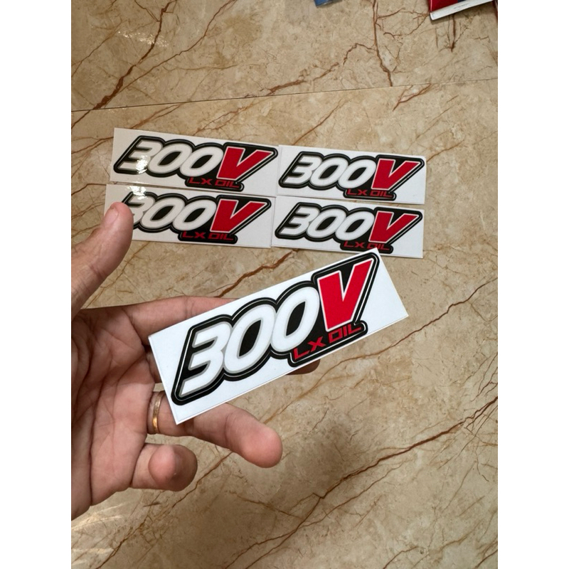 สติ๊กเกอร์ Motul 300v สติ๊กเกอร์รูปลอก 300v (สินค้าคุณภาพสูง เหนียวสุดๆ คมสุดๆ)