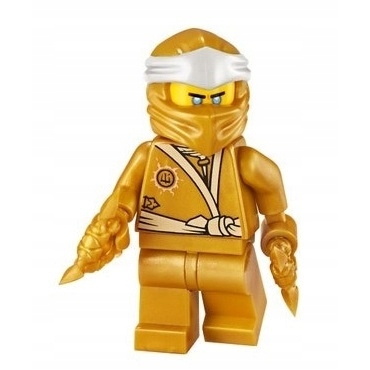 Zane (Golden Ninja ) - Legacy - ตัวละครใน Lego NINJAGO minifigure Assembly Toy - njo589