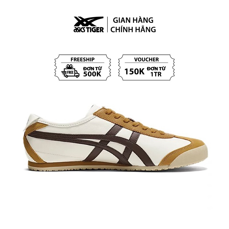 [GENUINE ] Onitsuka Tiger Mexico Shoes 66'White Brown' 1183A201-117