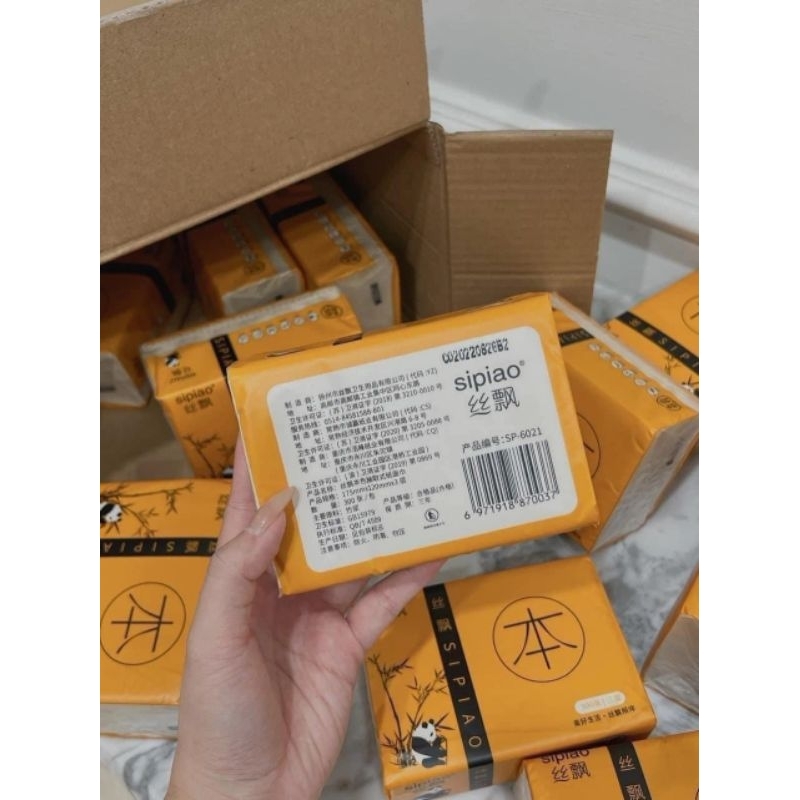 แพ็คเกจผ้าเช็ดปากแพนด้า Sipao ผลิตในเวียดนาม