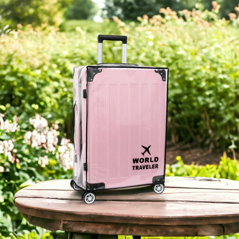 กระเป๋าเดินทาง PVC กันน้ํา Boss Zipper Slot ขนาด 20-22-24-26-28-30