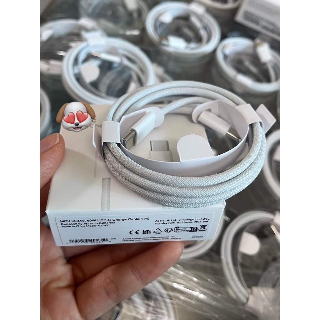 สายร่ม Apple ชาร์จเร็ว USB-C 60W pin C To C กล่อง Siu Xanh