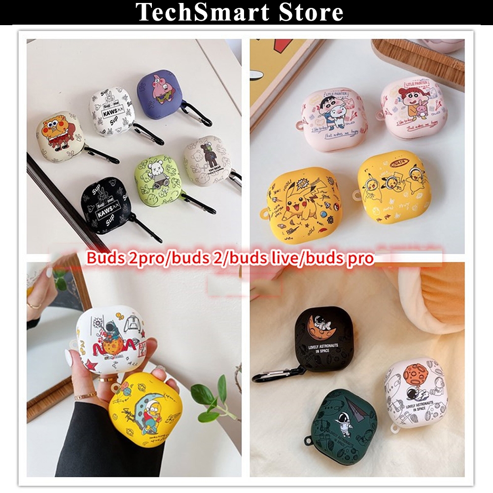 เคสพลาสติกแข็งของ Galaxy Buds Core,Buds Fe,Galaxy Buds 2 Pro,Buds FE,Buds Pro,Buds2,Buds Live