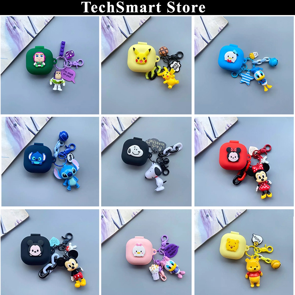 เคสการ์ตูนน่ารักปกป้อง Samsung Galaxy Buds Core,Buds 2 Pro,Buds FE,Buds Pro,Buds2,Buds Live