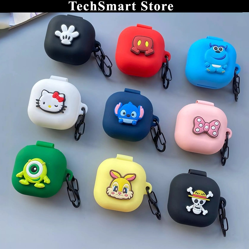 เคสป้องกันซิลิโคนสําหรับ Samsung Galaxy Buds Core,Buds 2 Pro,Buds Fe,Buds Pro,Buds2,หูฟัง Buds Live