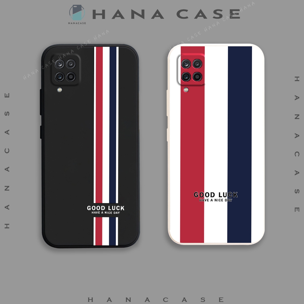 เคส Samsung A42 5G / M42-5G ซิลิคอนยืดหยุ่นเสาหิน พิมพ์ลาย Good Luck ไม่ซ้ําใคร