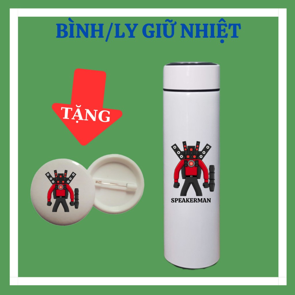 กระติกน้ําเก็บความร้อนพิมพ์ลาย Titan Speakerman, Titan TV Man, Titan Cameraman, Titan Woman game ski