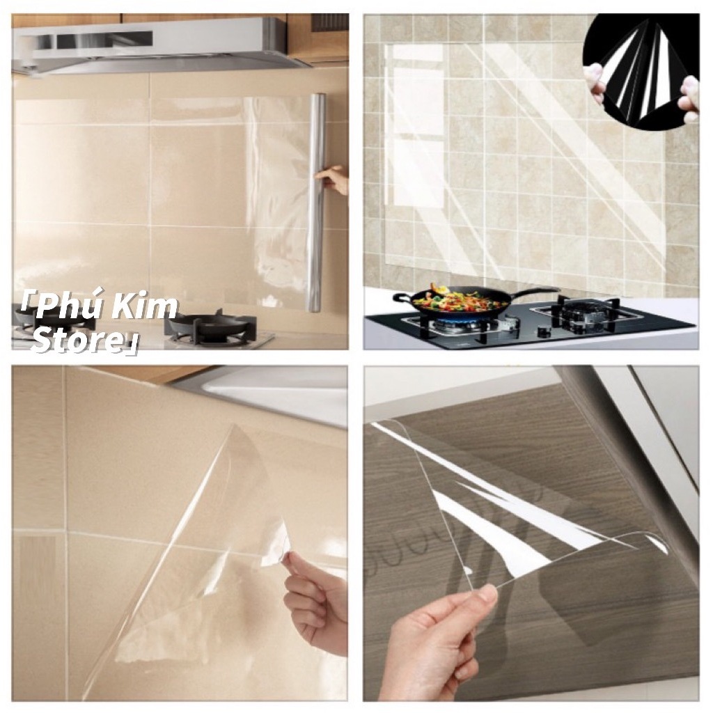 COMBO 5M TRANSPARENT KITCHEN DECAL, WARM, กันน้ํา A1