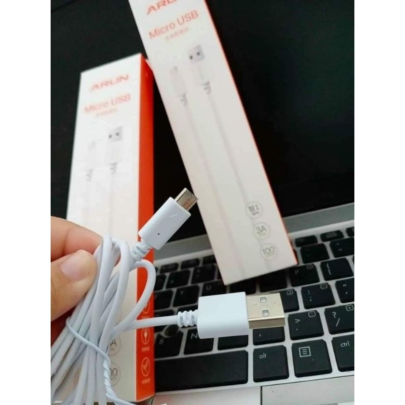 สายชาร์จ ARUN MICRO USB ของแท้สําหรับโทรศัพท์ยาว 1 เมตร