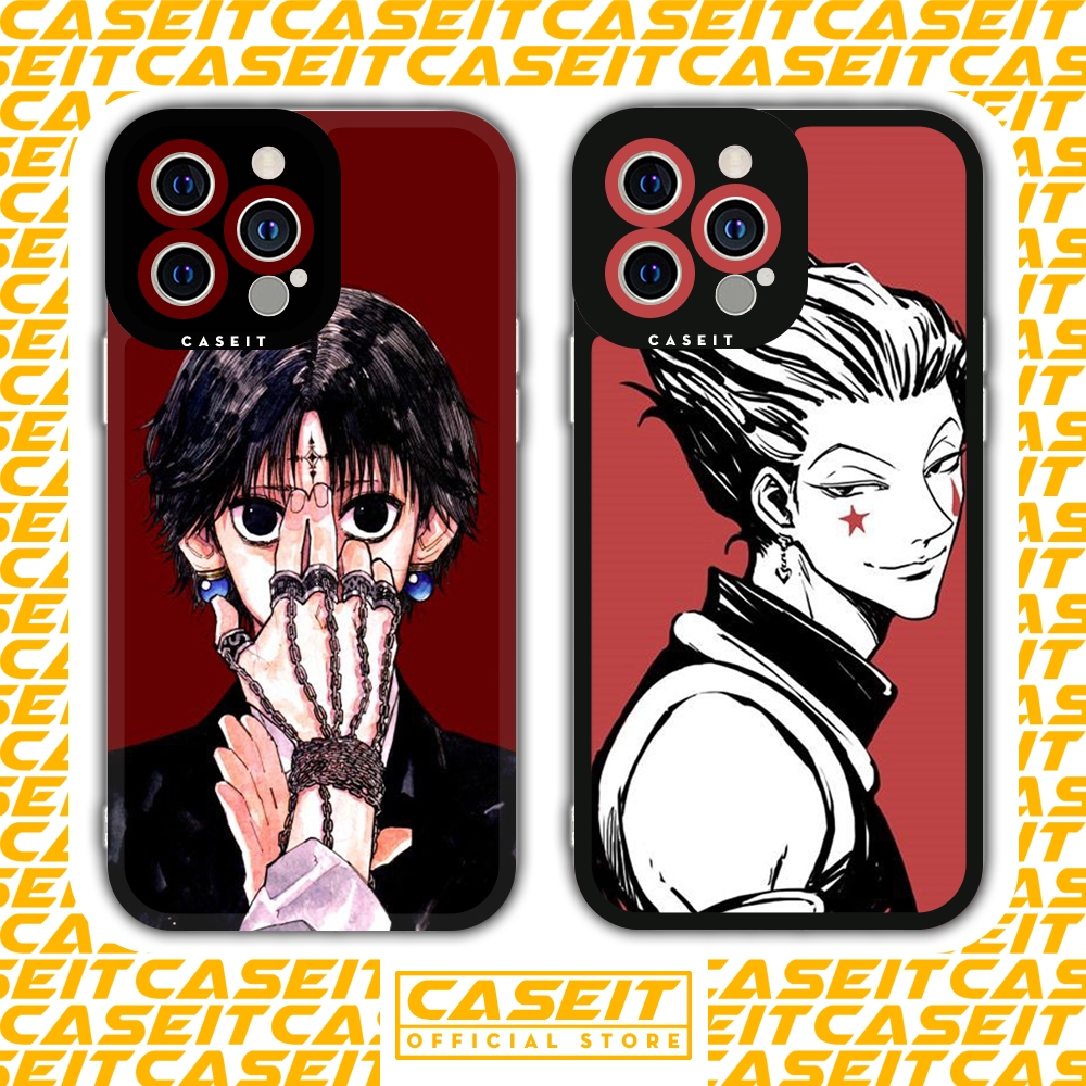 Caseit Hunter x Hunter Hisoka Chrollo มังงะ 8/8plus/x/xs/11/12/13/14/pro/max/plus/promax เคส iphone ขอบสี่เหลี่ยม