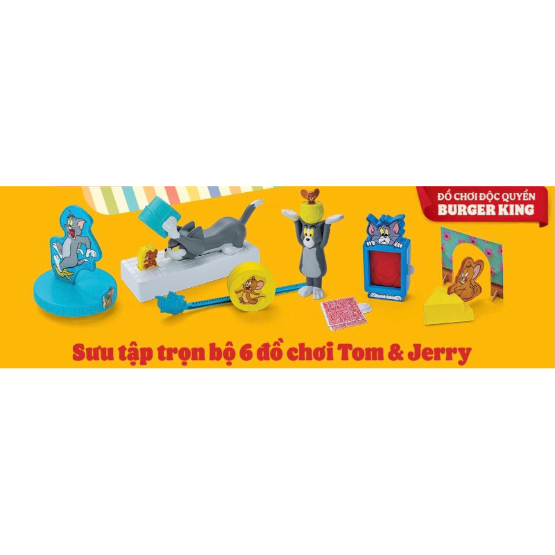ของเล่นโมเดล Tom&Jerry - Burger King