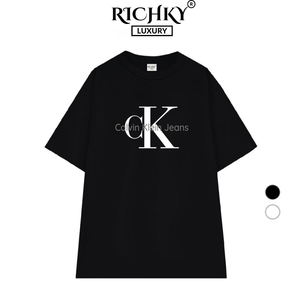 Richky Premium Ck Calvin Klein Jeans Basic Big Logo T-Shirt