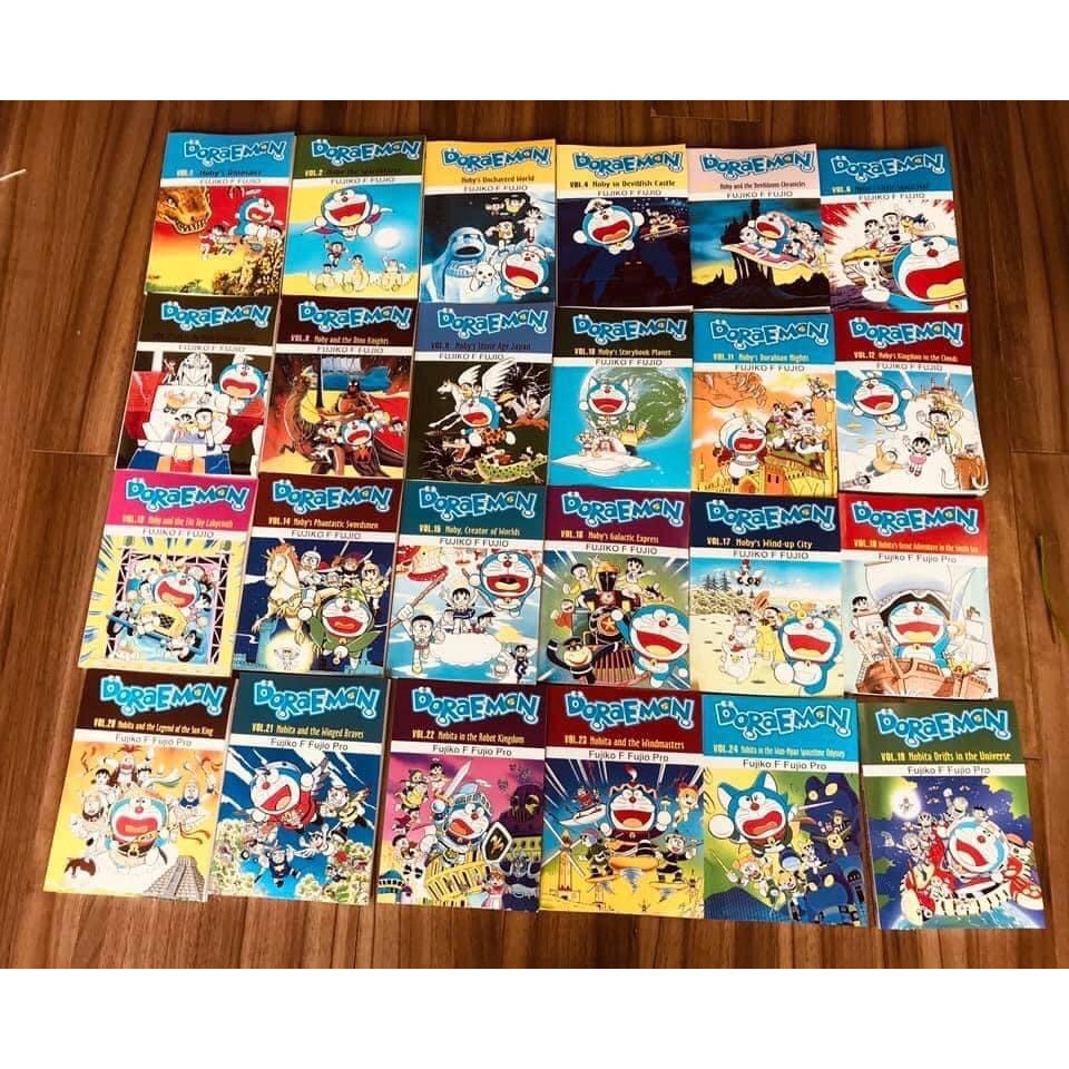 หนังสือ - Doraemon Long Stories และ Doraemon Plus เรื่องสั้นภาษาอังกฤษพิมพ์บนกระดาษป้องกันแสงสะท้อน