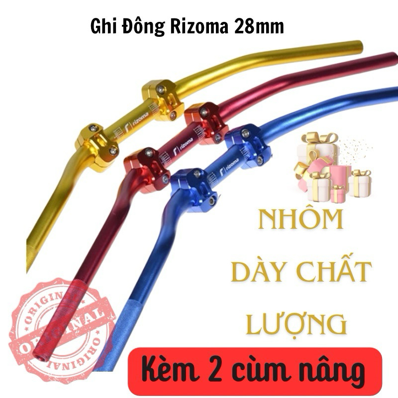 แฮนด์ CNC Rizoma 28 มม. พร้อมสเก็นยกจักรยานไฟฟ้าแบบกําหนดเอง