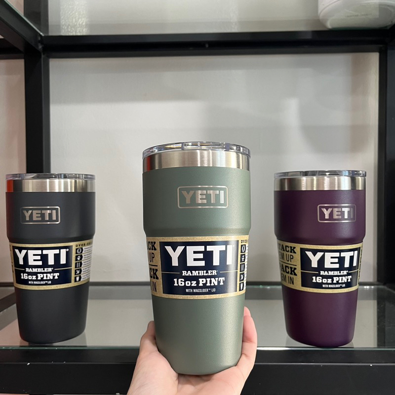 YETI Rambler 16oz Pint with Magslider Lid - ของแท้ (500ml)
