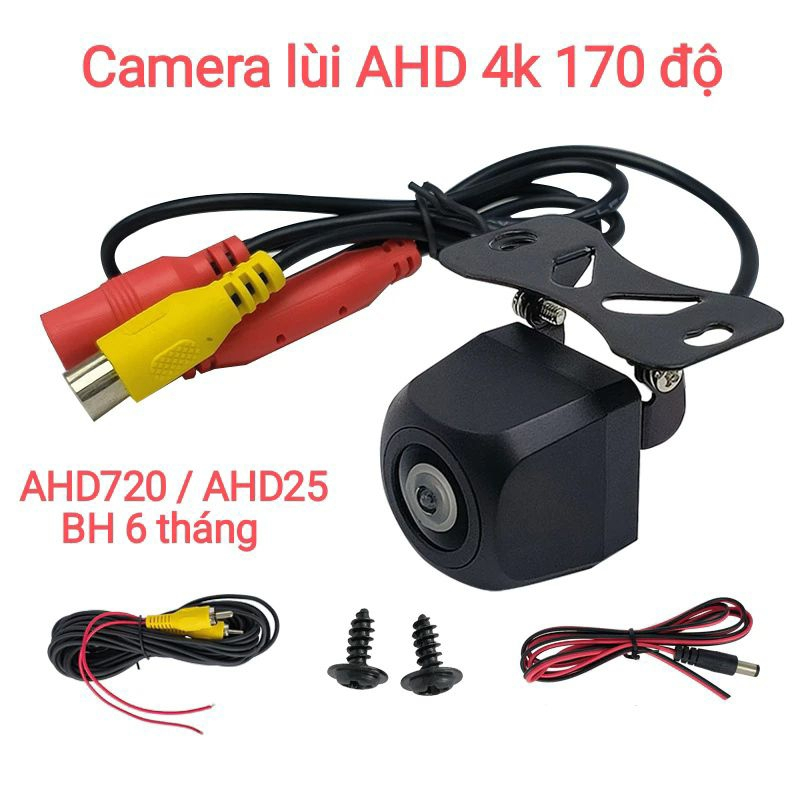 (Ahd 720 กล้องถอยหลัง) กล้องถอยหลังติดรถยนต์ AHD พร้อมความละเอียด 720p สําหรับหน้าจอ Android มุมกว้า