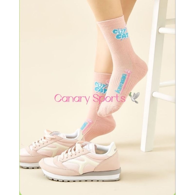 ถุงเท้า/ถุงเท้ากีฬา Kawasaki Cute Cat ของแท้ สีพาสเทล