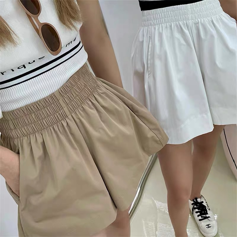 New arrival SLIM KAKI SHORTS - ต้นขาเอวสูงฤดูร้อนเย็น m035