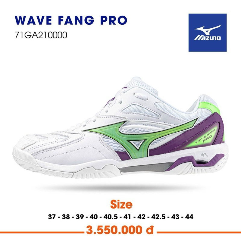 รองเท้าแบดมินตัน Mizuno Wave fang pro