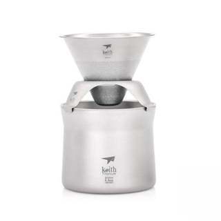 Keith Ti3911 Titanium Mini Tea แก้วกาแฟ Titanium Kit