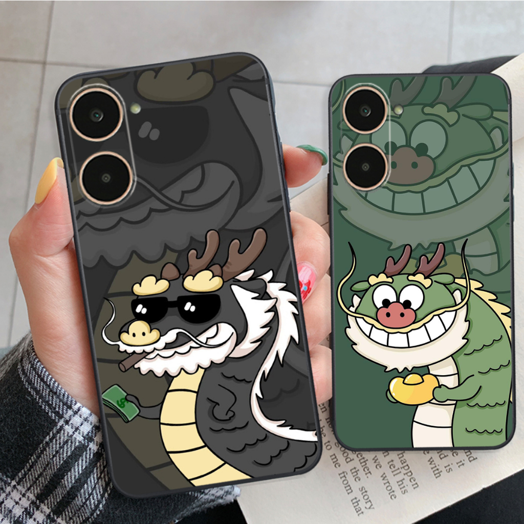 Vivo Y03 - เคส Vivo Y18 - เคส Vivo Y18S น่ารัก ตลก และมังกรน่ารัก ราคาถูกหลายรุ่น